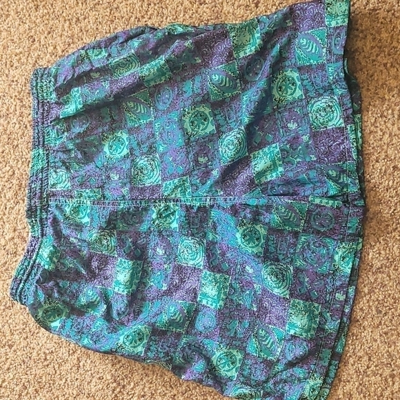 Surf Sport vintage surf trunks teal and purple XL 18 - Picture 6 of 6